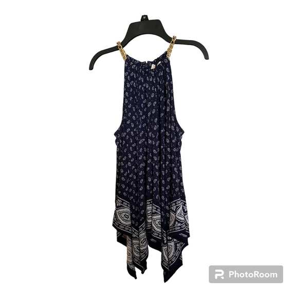 Paisley Top with Handkerchief Hem Medium - Picture 2 of 6